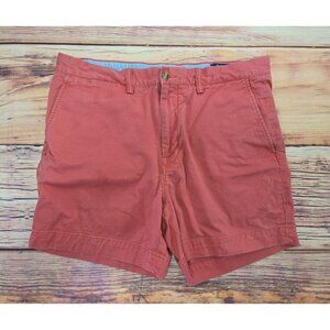 Polo Ralph Lauren Mens Coral Chino Shorts 34 Stretch Classic Fit Cotton Casual